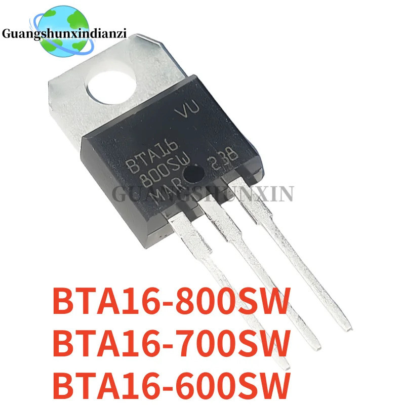 10 Chiếc BTA16 BTA16-800SW BTA16 800SW BTA16-700SW BTA16 700SW BTA16-600SW BTA16 600SW TO-220 silico