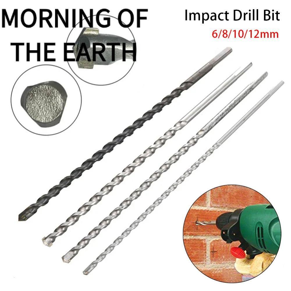 MORNING OF THE 1 Mũi khoan tác động, Mũi khoan xoắn hình tam giác xuyên thấu đầu cacbua vonfram trên