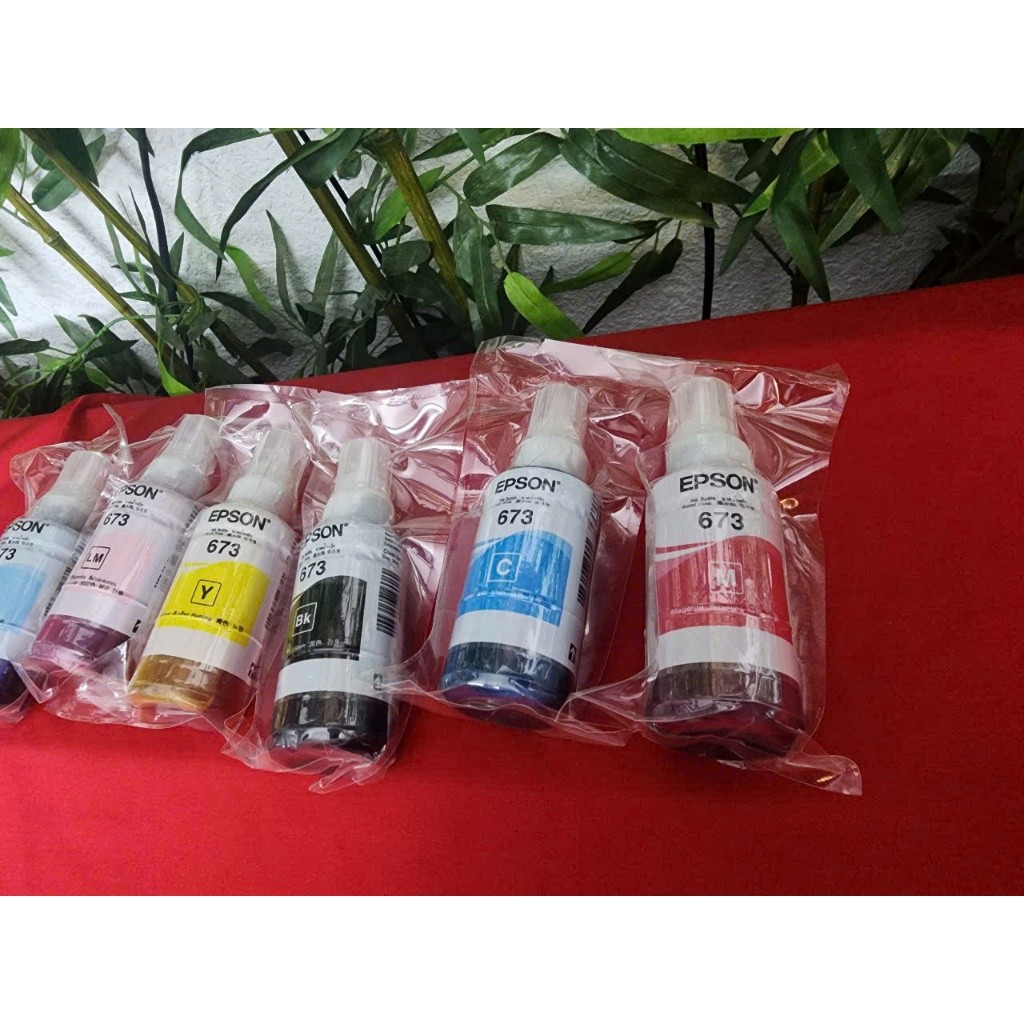 Mực in phun bốc máy hãng epson 673 DÙNG CHO MÁY EPSON L800 / EPSON L805 / EPSON L1800