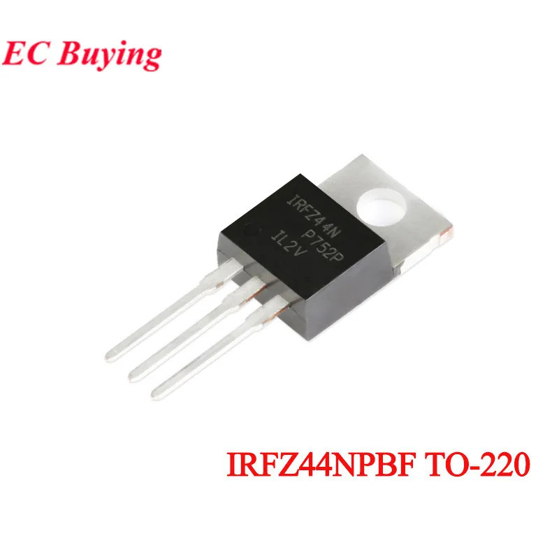 EC buying 10 Cái / 2 Cái IRFZ44N IRFZ44 FZ44N IRFZ44NPBF TO-220 N-Channel 49A 55V Transistor MOSFET 