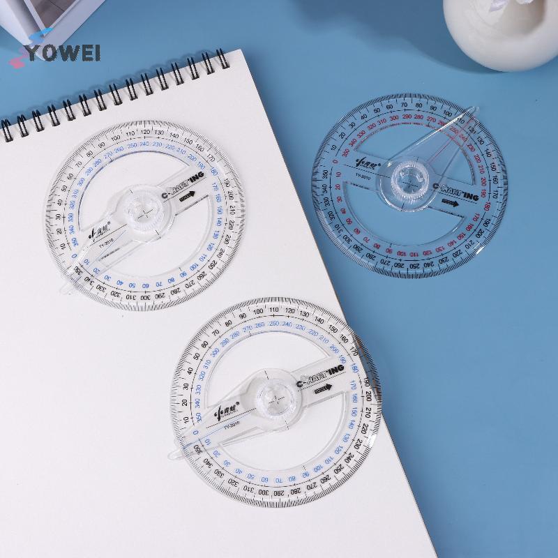 YOWEI 1 / 3 / 5 Cái Dụng Cụ Đo Thước Vòng Tròn Dụng Cụ Soạn Thảo Hình Học Toán 360 Độ Cho Lớp Học VN