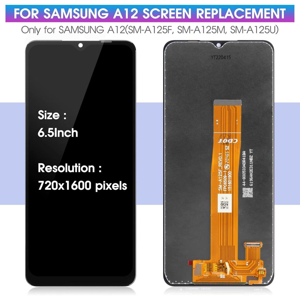 Dành Cho Samsung Galaxy A12 Màn Hình Thay Thế Cho Samsung Galaxy A12 LCD Cho Samsung Galaxy A12 Số H