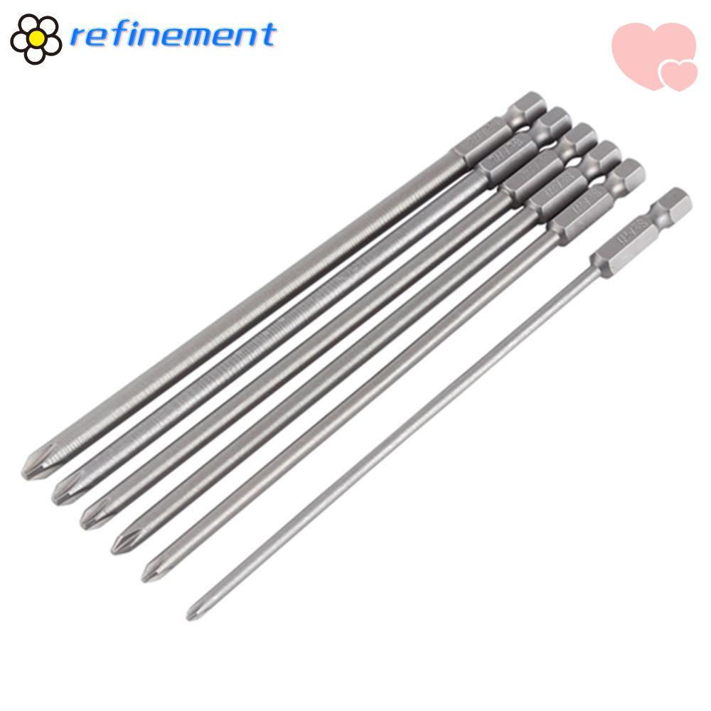 HOÀN THIỆN 6 Mũi tuốc nơ vít đầu chéo, Chuôi lục giác 1 / 4 inch Chiều dài 150mm / 6 inch Bộ tuốc nơ