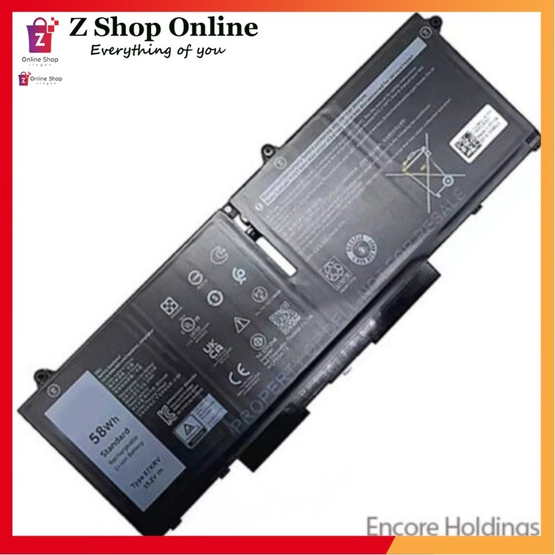 Pin Laptop DELL Latitude 7430 5430 5530 7530 Precison 3570 58WH 07KRV