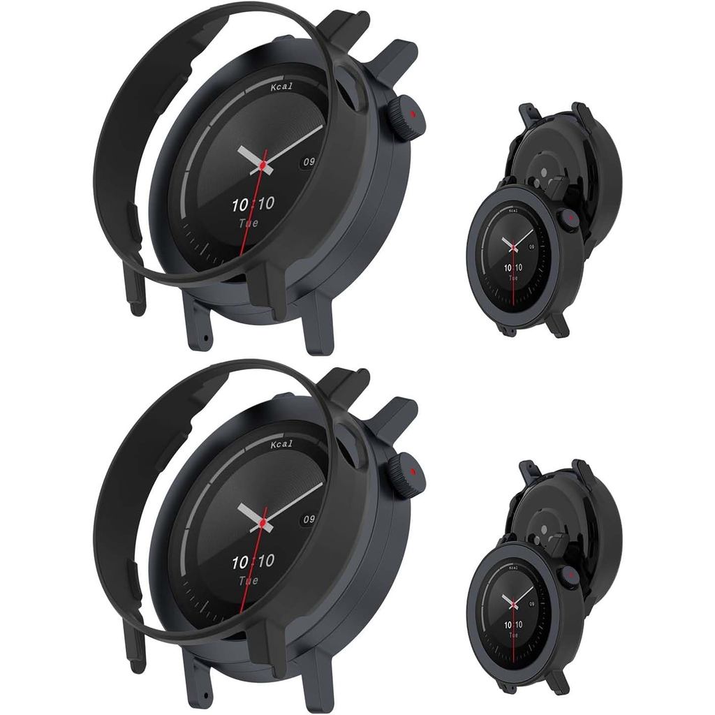 Ốp 2 gói cho CMF Watch 3 Pro, Vỏ bảo vệ đồng hồ thông minh NOUKAJU, Dễ lắp đặt, Chống rơi, Vỏ bảo vệ