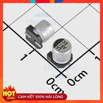 [20 Cái]- Tụ Nhôm SMD 33uF 16V 5x5.4mm ChipViet Store