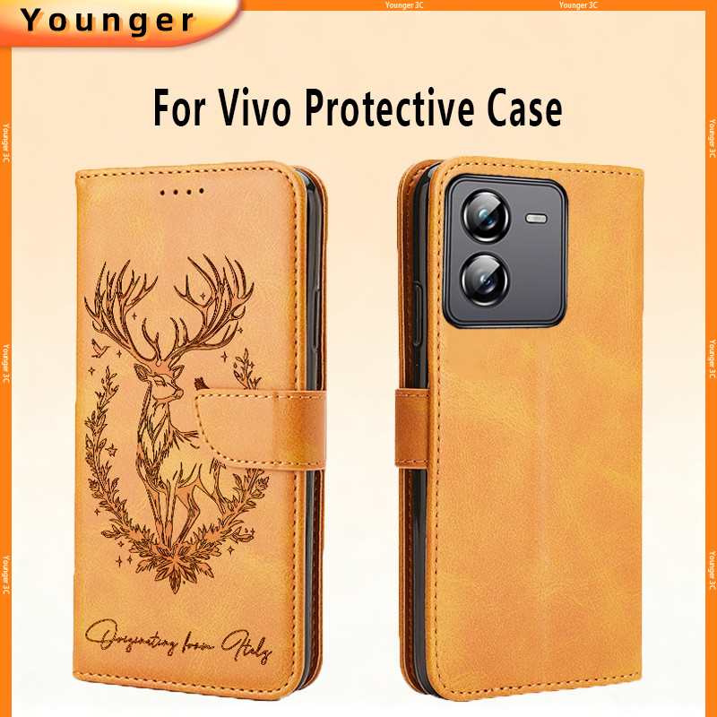 Điện Thoại Di Động Bảo Vệ Ốp Lưng Da Lật Khóa Điện Thoại Cho Vivo iQOO 7 8 8 Pro 9 9 Pro 10 10 Pro 1