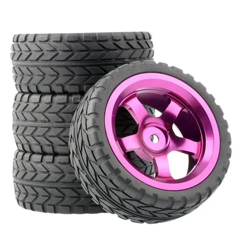 Wltoys 144001 144010 124007 124016 124019 A959 A959-B 4 65mm Lốp Cao Su Kim Loại Vành Bánh Xe 12mm L