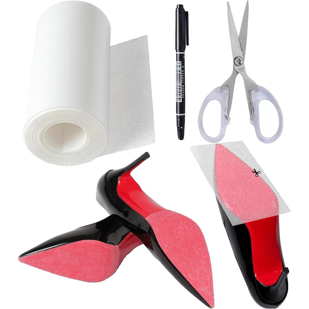 CHRISTIAN LOUBOUTIN Tấm bảo vệ đế giày 39in cho giày cao gót, Tấm bảo vệ giày đế đỏ, Tương thích với