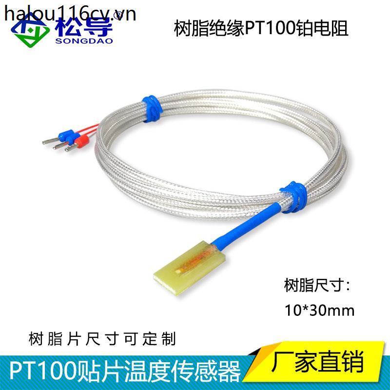 Cách Nhiệt Nhựa Miếng Dán Loại pt100 Bạch Kim Chịu Nhiệt Phát Hiện Nhiệt Độ Đầu Dò Bề Mặt pt1000 Cảm