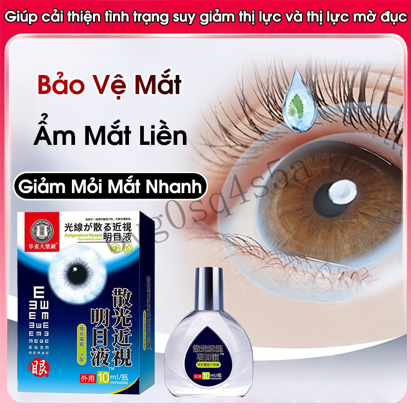 Nhỏ Mắt Keshi 10ml - Dịu Căng Thẳng Mắt Giảm Mỏi Mắt Ổn Định Điều Tiết Mắt Sắng Khỏe
