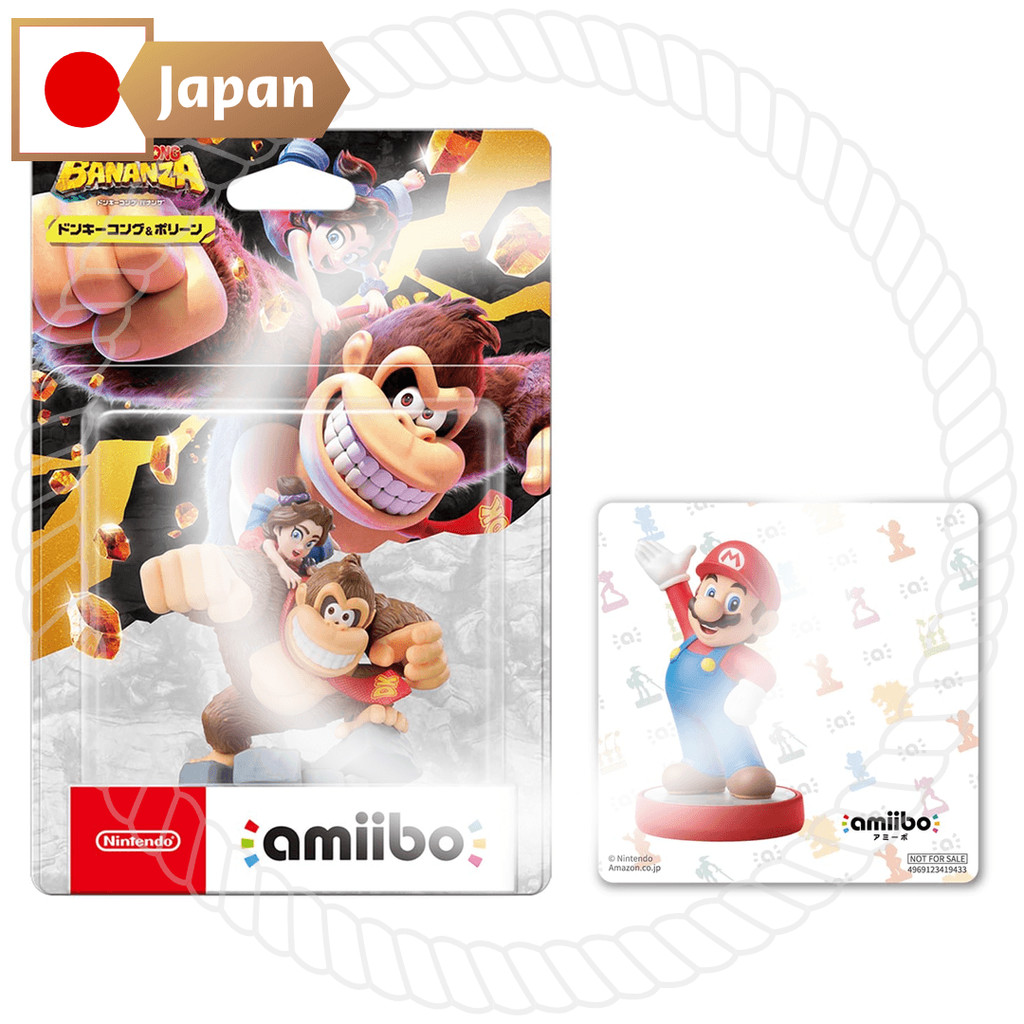 【Từ Nhật】amiibo Donkey Kong & Pauline (series Donkey Kong) - Biến thể P