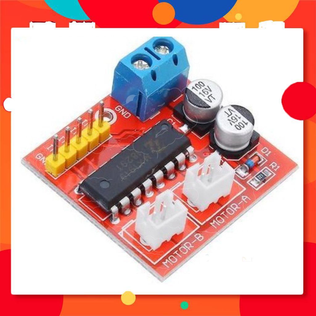 Mạch Cầu H Điều Khiển 2 Động Cơ L298N 2.5A Mini Điện Tử Store99
