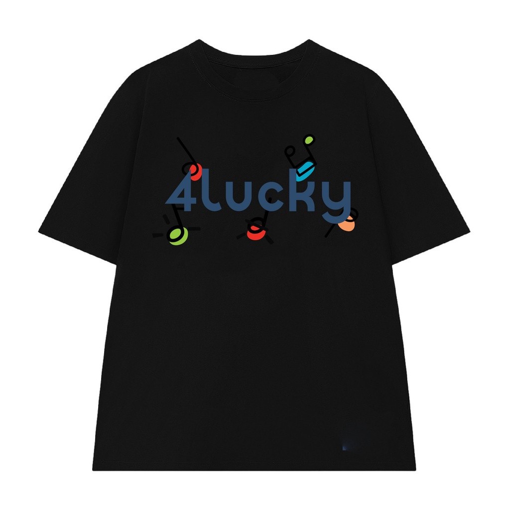 Áo Form Rộng 4Lucky 6004 - Tay Lỡ Nam Nữ Oversize Streetwear