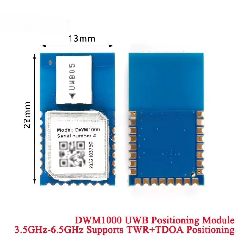 1-5 Chiếc DWM1000 Vị Trí Mô Đun DW1000 Siêu Rộng Trong Nhà UWB Định Vị Hệ Thống Khác Biệt Tiêu Thụ Đ