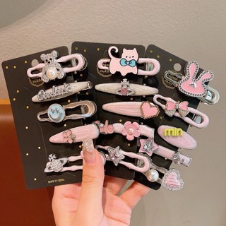 Set 5 kẹp tóc dopamine đa sắc cute - Kẹp mỏ vịt & kẹp một sợi hình ngôi sao - Phụ kiện tóc màu kẹo thời thượng - Bộ kẹp tóc Hàn Quốc xinh cho mọi dịp