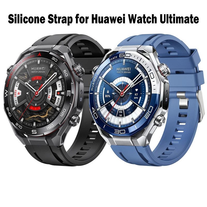 22mm Dây Đeo Silicon Chính Hãng Cho Huawei Watch Ultimate 2 Thông Minh Thay Thế Dây Đeo Thể Thao Cho