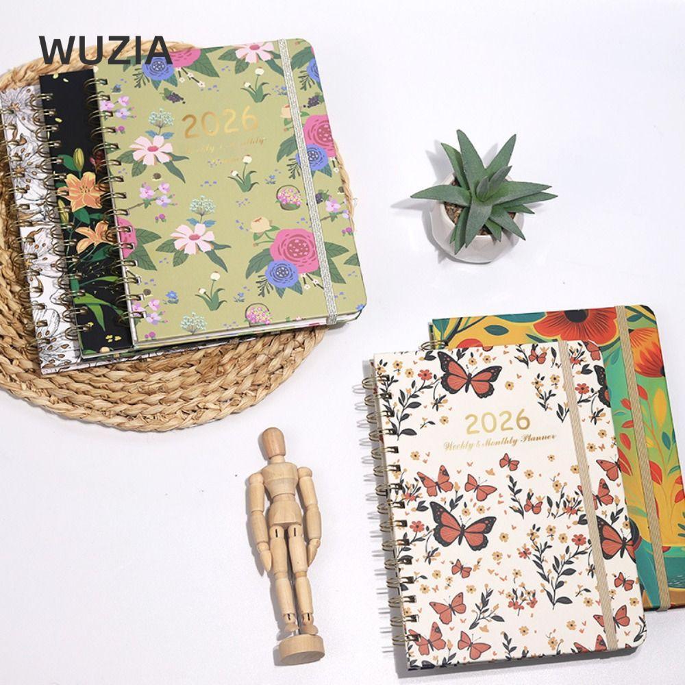 Lịch WUZIA 2026, Jan.2026 - Dec.2026 A5 2026 Planner, Chương trình nghị sự Hàng tuần và Hàng tháng T