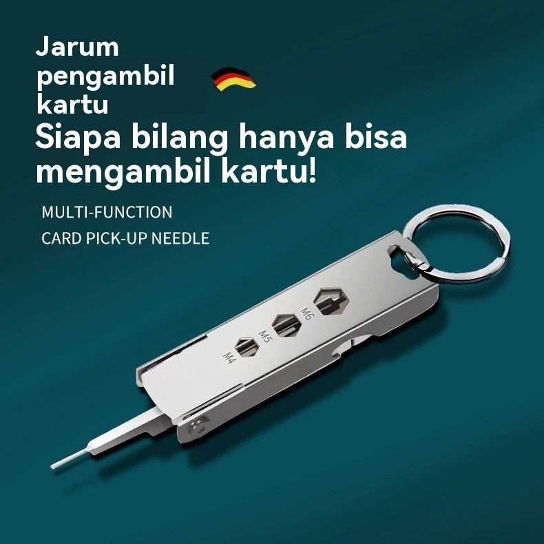 Điện Thoại Di Động Thẻ SIM Ejector Móc Khóa Đa Năng Mini Thẻ Ejector Điện Thoại Cao Cấp Thẻ SIM Ejec