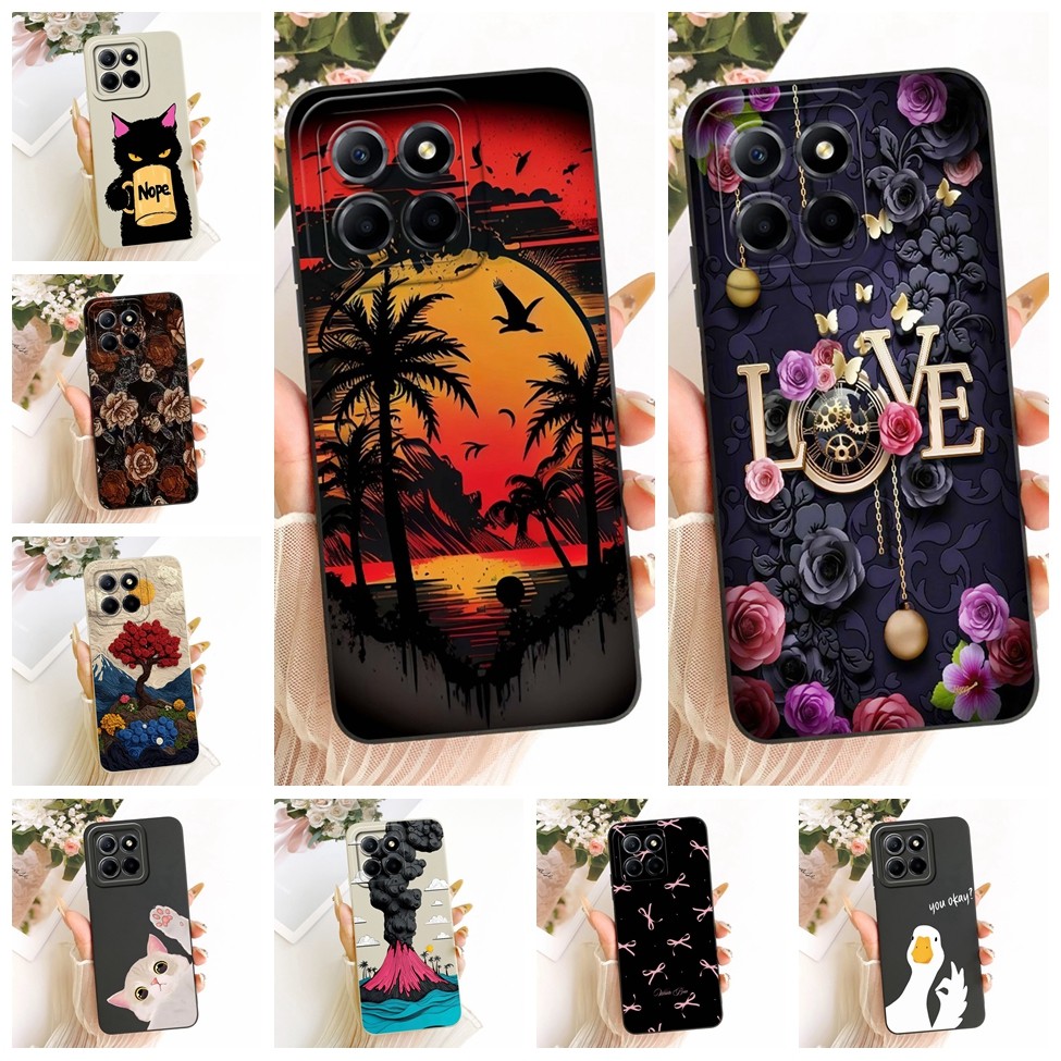 Vỏ bọc Honor X8b Silicone Thời trang sang trọng Cool Kawaii Vỏ sơn dễ thương LLY-LX1 LLY-LX2 LLY-LX3