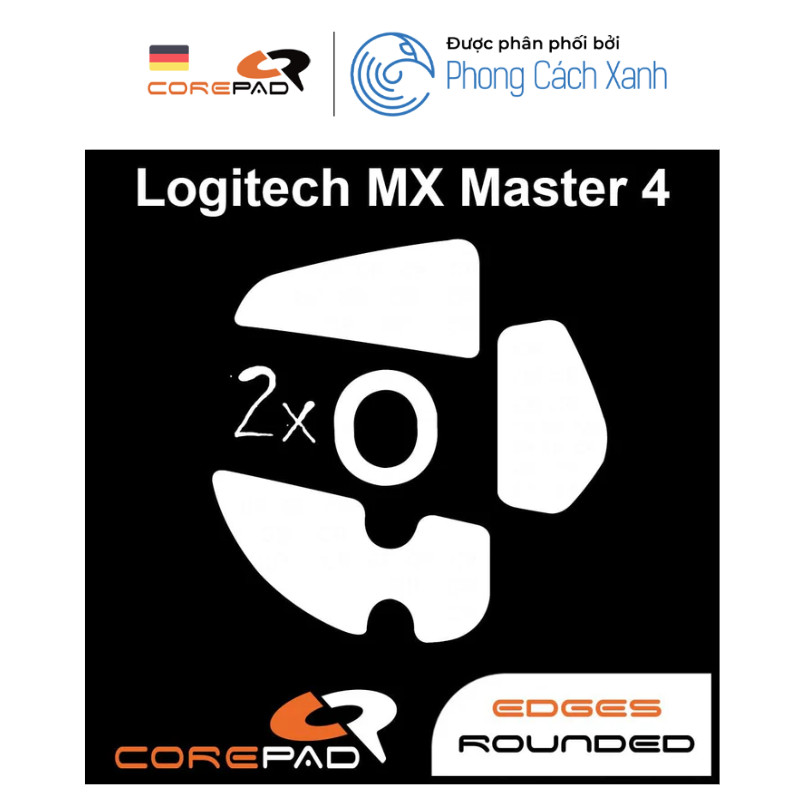 Corepad Skatez PRO – Feet PTFE cho Logitech MX Master 4 (2 bộ)