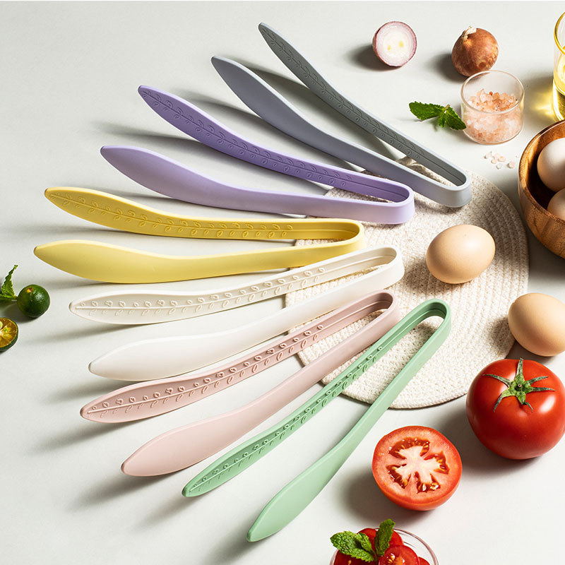 Kẹp Nấu Ăn Silicon Chịu Nhiệt Silicon Kẹp Thực Phẩm Chống Trơn Trượt Bít Tết Nướng Bánh Mì Kẹp Dụng 