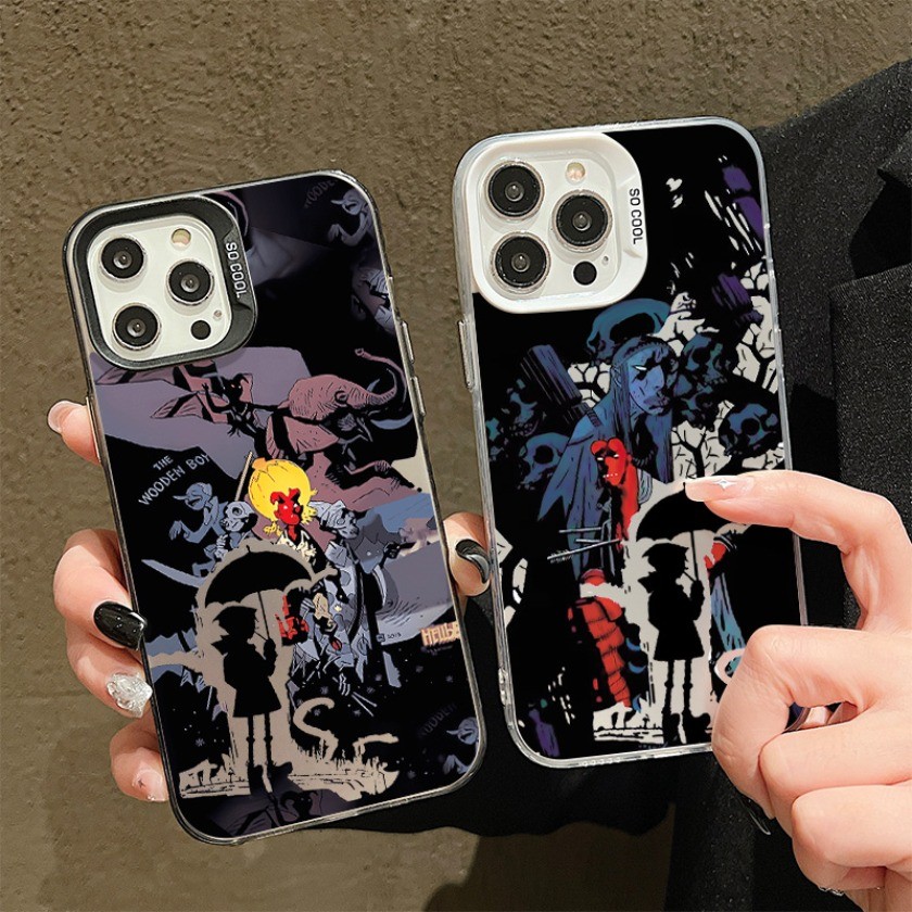 Dành Cho Samsung A07 A17 A06 A16 A26 A56 A36 M13 M23 Cool Ghost Boy Doodle Matte Vỏ Điện Thoại Chống