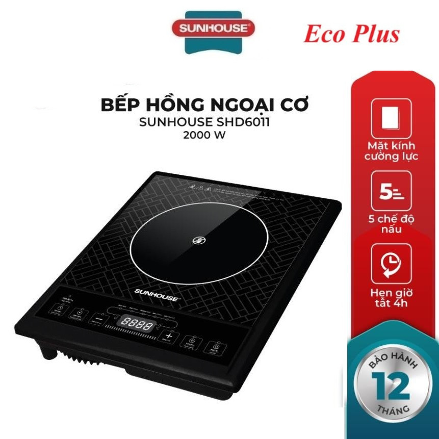 Bếp hồng ngoại cơ SUNHOUSE SHD6011