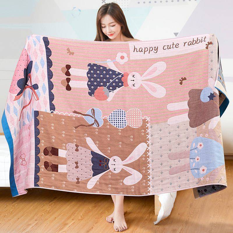 Pure Cotton Gauze Bath Towel Absorbent and Lint-Free Men's and Women's plus Size Towel Cotton Bath W