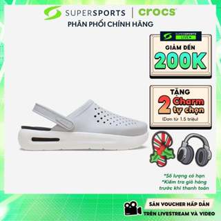  Giày Clog Unisex Crocs Inmotion - Xám - 209964-1FT ADS01 LS100 B000 