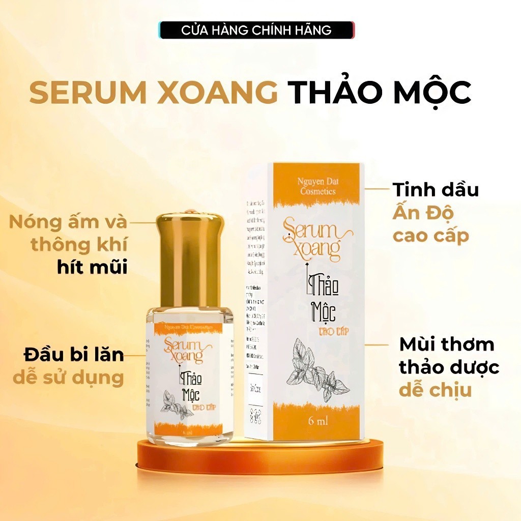 (CHÍNH HÃNG) SERUM XOANG THẢO MỘC 6ML -Giúp giảm triệu chứng khó chịu do viêm xoang