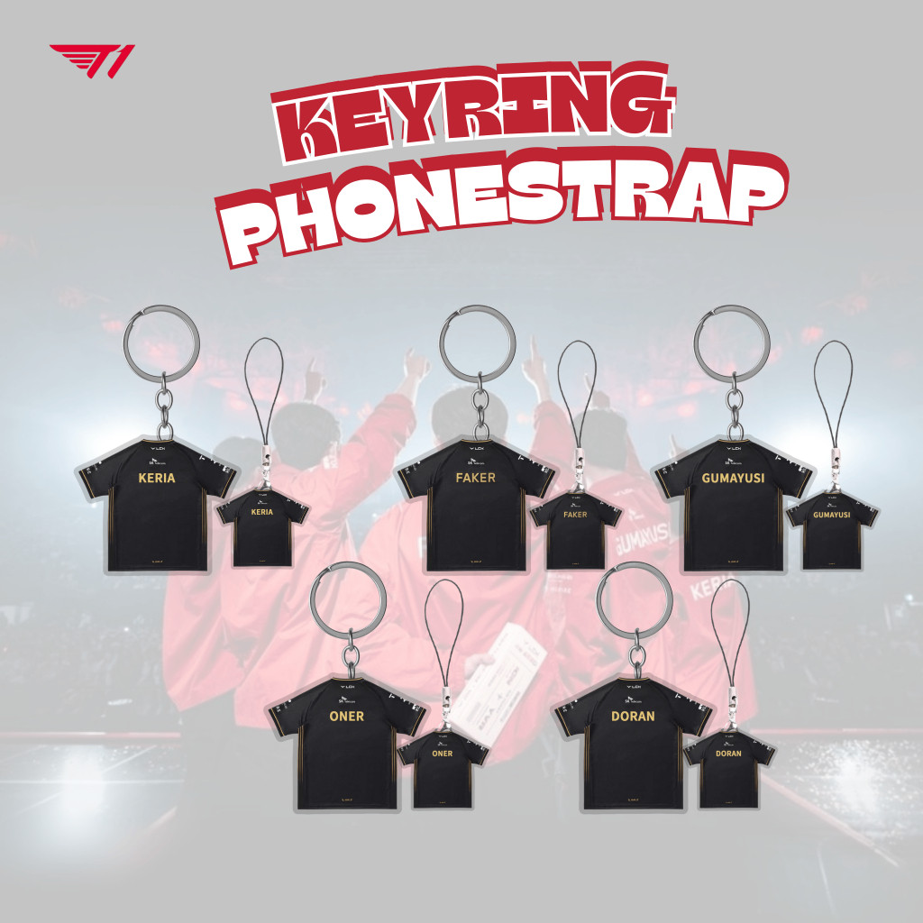 Dây đeo/ Móc Khoá T1 Tuyển Thủ League Of Legends Faker Keria Gumayushi Oner Doran