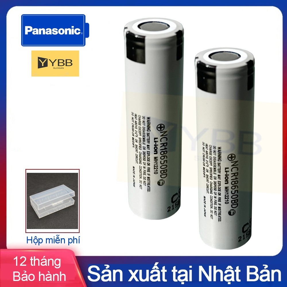 chính hãng Pin 18650 10A Panasonic 3200mAh [100% Mới] xả 3.7V xám Nhật Bản NCR18650BD