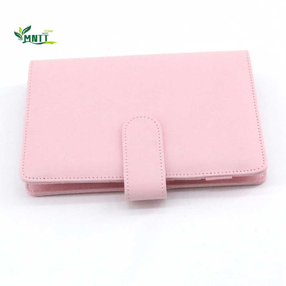 MNTT Notebook Cover Macaroon Color School Supplies Planner Book A6 / A5 Ring Binder Journal