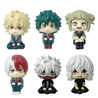  1 Cái 10cm Anime My Hero Giới Học Thuật Hình Q Phiên Bản Vị Trí Ngồi Todoroki Shoto Bakugou Katsuki Midoriya Izuku PVC Nhân Vật Hành Động Mô Hình Đồ Chơi Búp Bê 