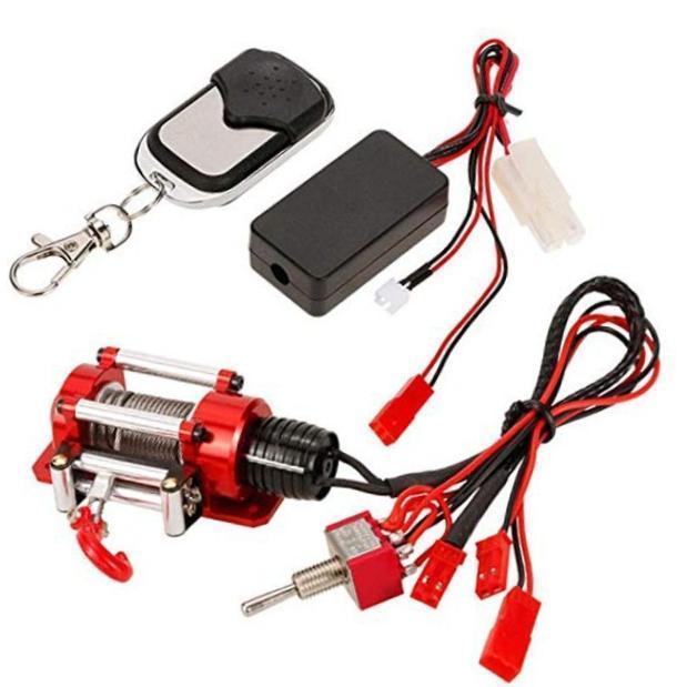Tời bánh xích Simhoa RC Tời điện xe 1 / 10 có bộ điều khiển