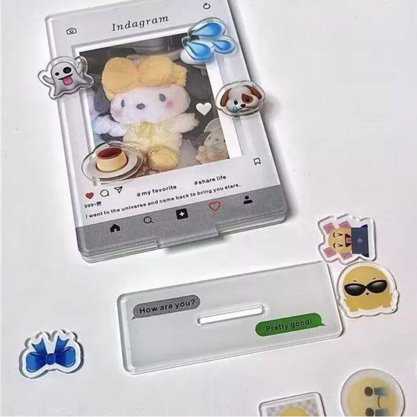 Sáng Tạo Polaroid Ảnh Acrylic Khung Ảnh Polaroid Inch Ảnh Aidou Thẻ Ảnh Hiển Thị Đứng Con Lăn#GM1202