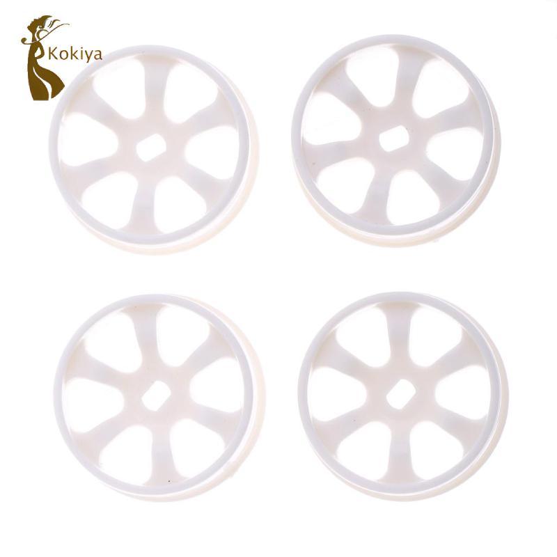 4 Vành Bánh Xe Trắng Cho RC WLtoys K989 P929 Monster Truck Phụ Kiện