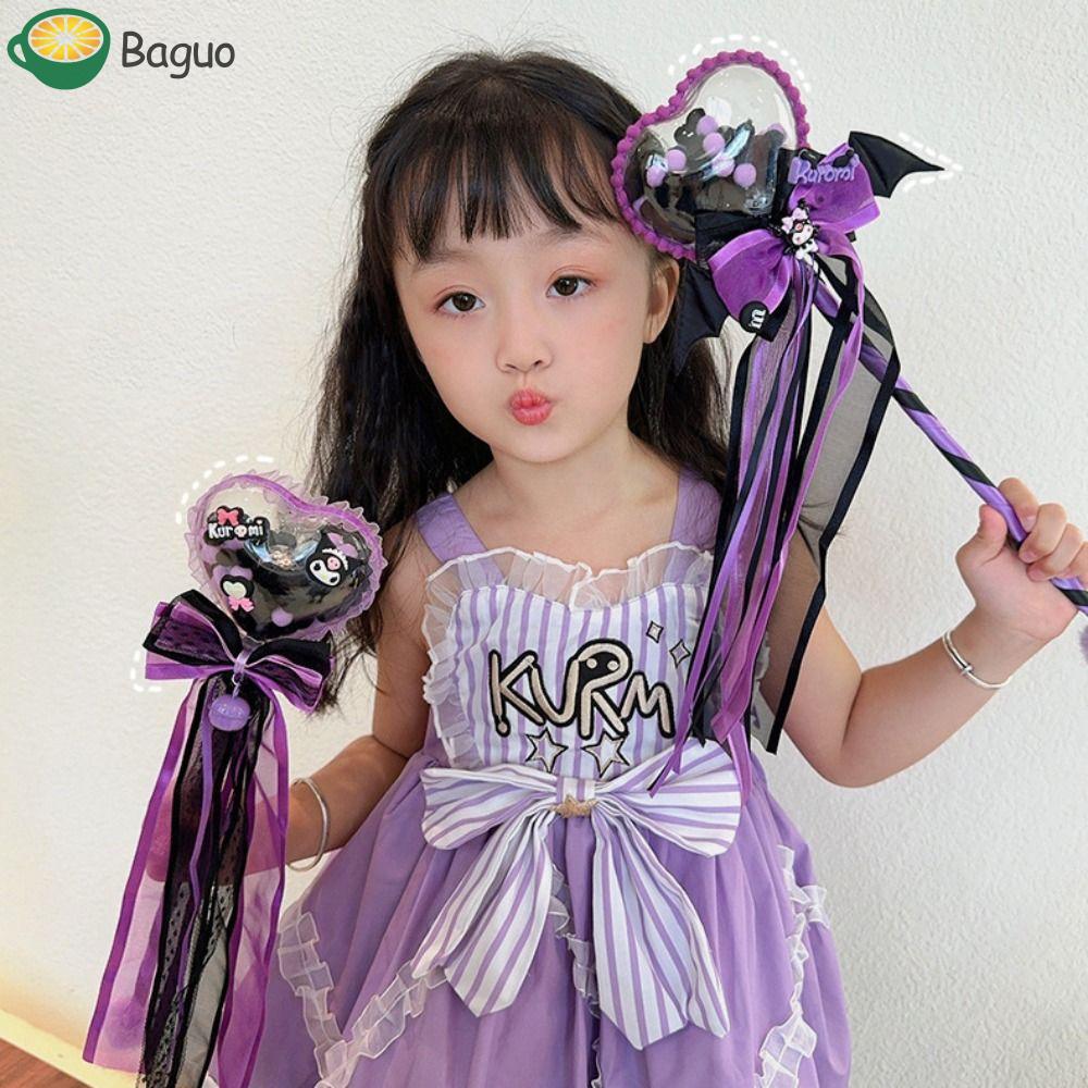 BAGUO Cây đũa phép cổ tích xinh xắn, Cây đũa phép cổ tích đầy màu sắc Kuromi Dreamlike, Cây đũa phép