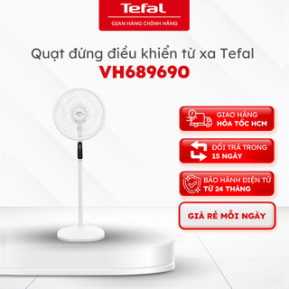  Quạt đứng Tefal Turbo Silence Plus VH689690 6 cánh 80W có điều khiển từ xa| Bảo hành 24 tháng 