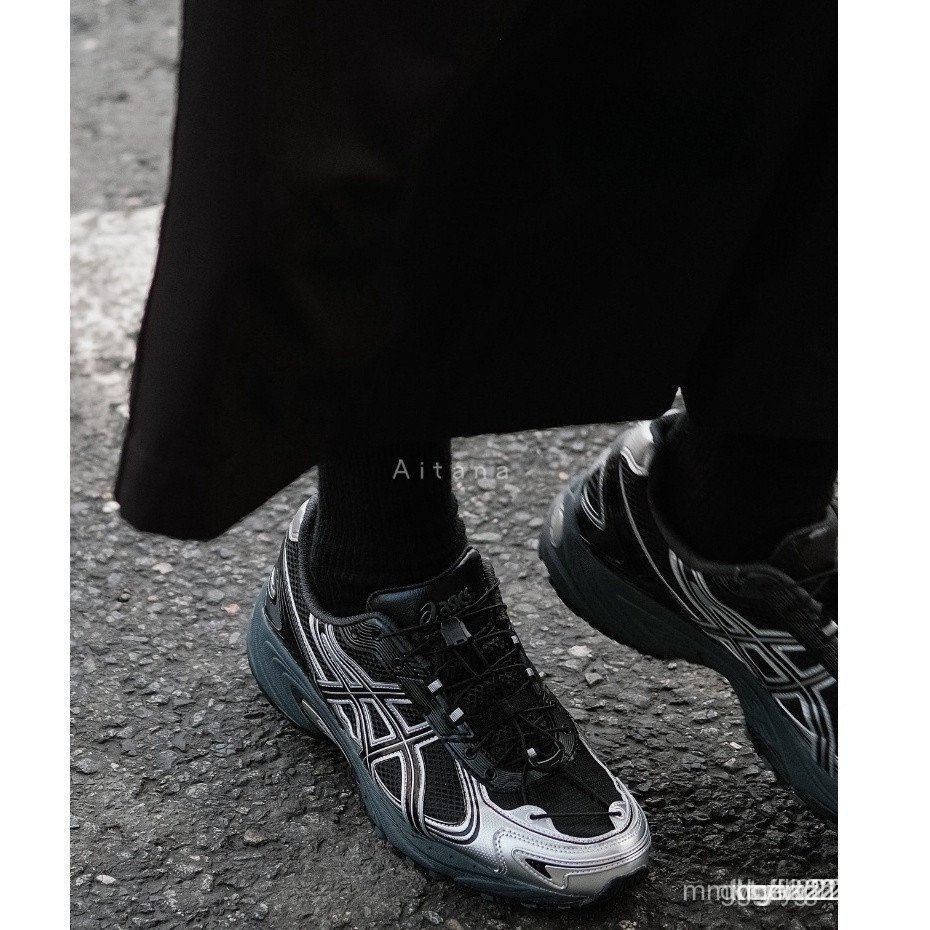 Khuyến mãi trong thời gian có hạn Aitana Gel-Kahana TR V4 Giày thể thao nam nữ màu đen bạc
