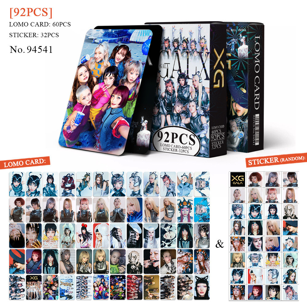 92 Cái / hộp XG IYKYK AWE Photocards WOKE UP Dán NEW DNA GRL GVNG SHOOTING STAR TRÁI PHẢI Lomo Cards