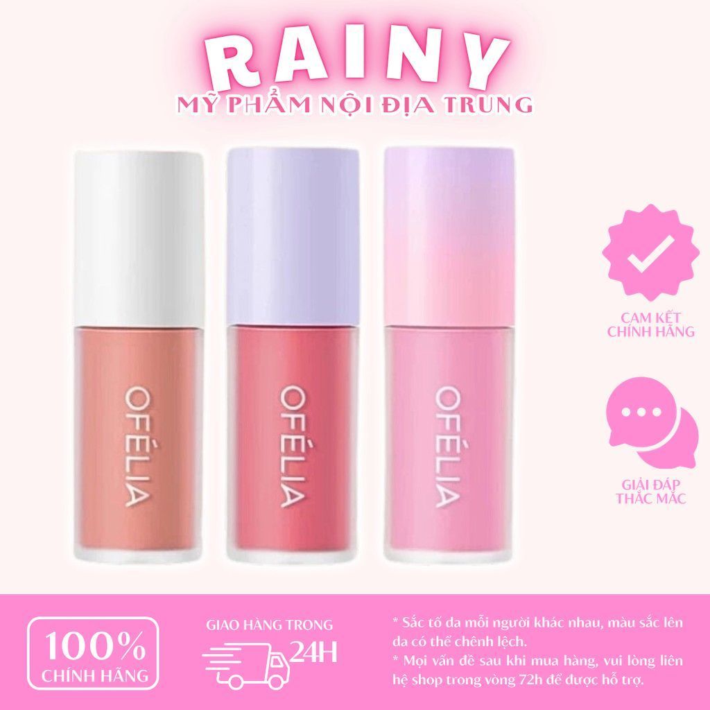 [OFÉLIA] Má hồng dạng kem Ofélia Lolli Liquid Blush 4.6g