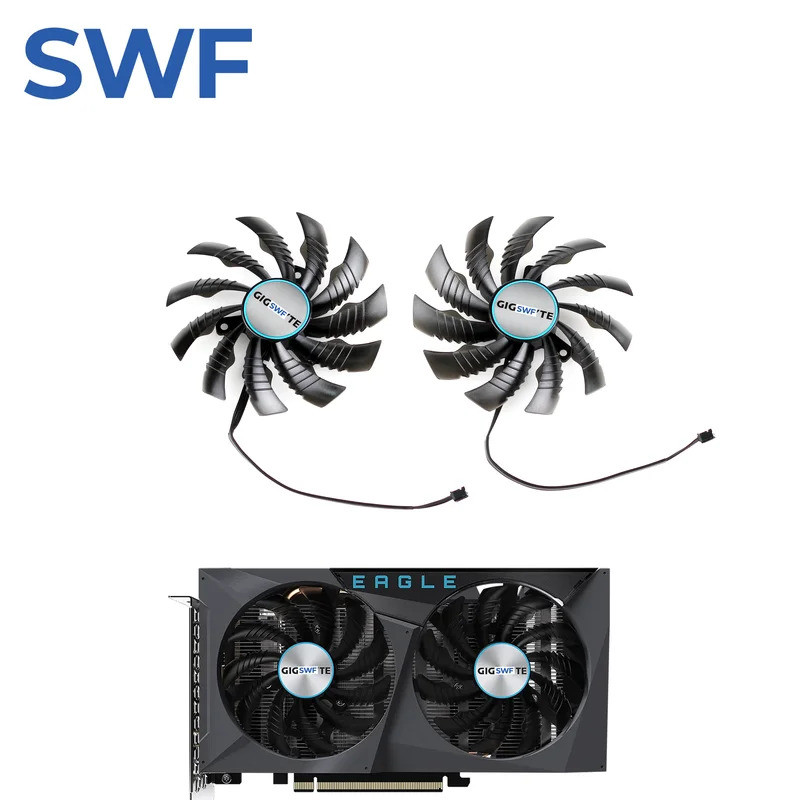 Quạt làm mát 95MM PLD10010S12H RTX 3060 cho Gigabyte RTX 3060 3060 Ti EAGLE OC Quạt làm mát Card đồ 