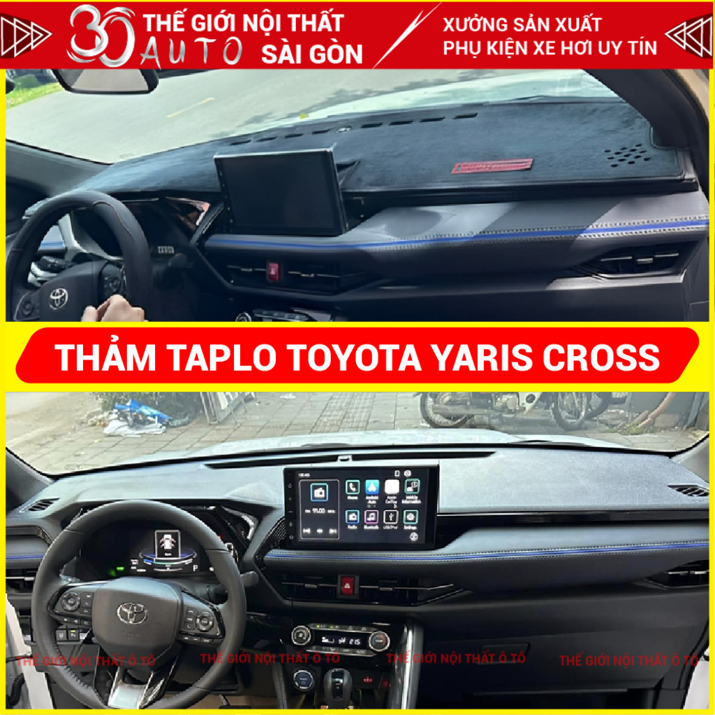 Top 10 Thảm Taplo Ô Tô Yaris Cross 2023 Đáng Mua Nhất Năm 2026