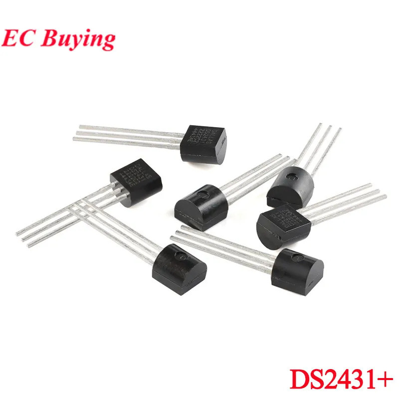 EC buying 5 Cái / 1 DS2431 DS2431 + TO-92-3 1024-Bit Một Dây EEPROM Chip IC