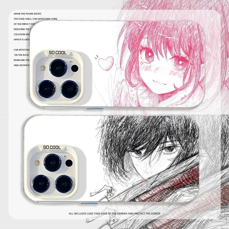 Thích hợp cho Ốp điện thoại oneplus 13t ACE5Pro Online Draft Anime oneplus Meizu 21pro Màu Laser Bạc