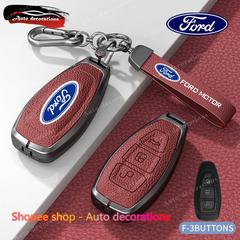 Móc khóa da hợp kim kẽm Ford Fiesta / Focus / Mondeo / Ecosport Vỏ chìa khóa Ford focus Titanium 201