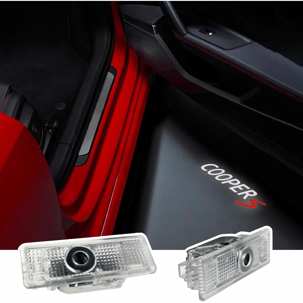 2 Chiếc Đèn Cửa Ô Tô Máy Chiếu Cho R55 R56 R57 R58 R59 R60 R61 F55 F56 F57 Cửa Ô Tô Logo Ánh Sáng Co