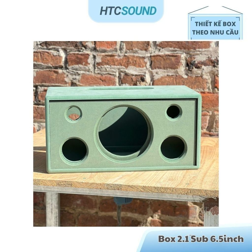 Thùng Loa 2.1 200W Cấu Hình Sub 16cm, 2 Loa Mid, 2 Loa Treb Gỗ MDF 12mm Có Bọc Da Theo Yêu Cầu